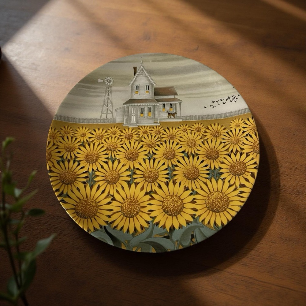 🌻 Charming Vintage Collector Plate 🌻
